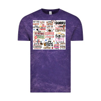 Cloud Purple funny coffee quotes Vintage Tee - MaliasSmallBusiness