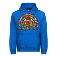 Cobalt Happy holidays elf gnome Urban Hoodie - NancyCooperArtShop
