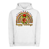 Pigment Lunar Rock Happy holidays elf gnome Urban Hoodie - NancyCooperArtShop