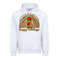 White Happy holidays elf gnome Urban Hoodie - NancyCooperArtShop