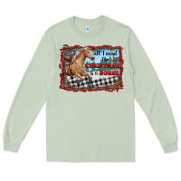 Matcha all i want for christmas is a horse  with farm Long Sleeve Tee - RanaPortraitStore