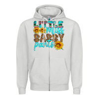 Dove Grey little miss sassy pants Zipper Hoodie - HRA Design Shop