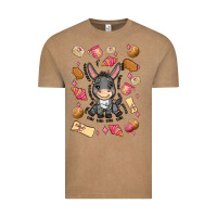 Vintage Coffee mi donkey mexican concha Vintage Tee - MaliasSmallBusiness
