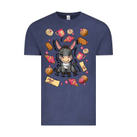 Vintage Denim mi donkey mexican concha Vintage Tee - MaliasSmallBusiness