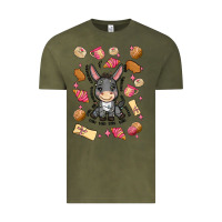 Vintage Olive mi donkey mexican concha Vintage Tee - MaliasSmallBusiness