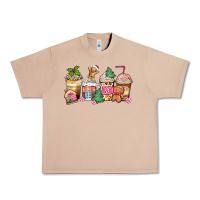 Burro pink gingerbread coffee cups Urban Heavy Tee - Zillion Design Studio