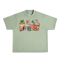 Oil Green pink gingerbread coffee cups Urban Heavy Tee - Zillion Design Studio
