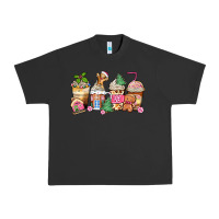 Pigment Black pink gingerbread coffee cups Urban Heavy Tee - Zillion Design Studio
