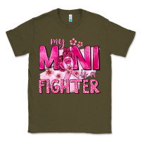 Army Green My Mini Is a Fighter with Ribbon Classic Tee - texasbilliewilder