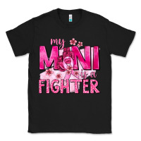 Black My Mini Is a Fighter with Ribbon Classic Tee - texasbilliewilder