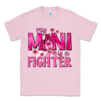 Bubblegum Pink My Mini Is a Fighter with Ribbon Classic Tee - texasbilliewilder