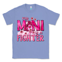 Colony Blue My Mini Is a Fighter with Ribbon Classic Tee - texasbilliewilder