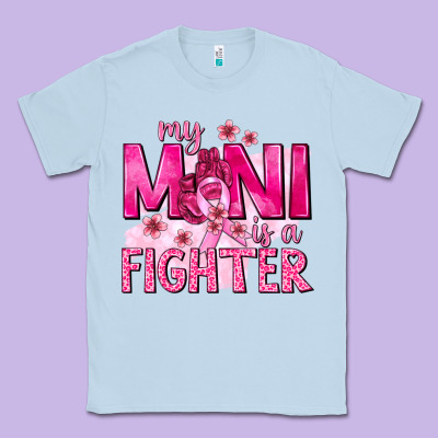 My Mini Is A Fighter With Ribbon Classic Tee Designed By Texasbilliewilder