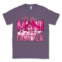 Lavender My Mini Is a Fighter with Ribbon Classic Tee - texasbilliewilder