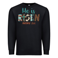 Black he is risen Premium Sweatshirt - Artiststas