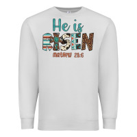 Dove Grey he is risen Premium Sweatshirt - Artiststas