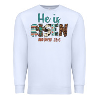 White he is risen Premium Sweatshirt - Artiststas