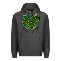 Charcoal Heather not lucky just blessed Premium Hoodie - MaliasSmallBusiness