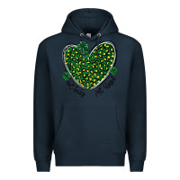 Navy not lucky just blessed Premium Hoodie - MaliasSmallBusiness