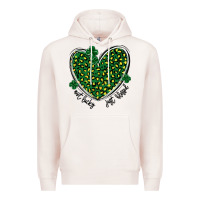Pale Pink not lucky just blessed Premium Hoodie - MaliasSmallBusiness