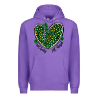 Purple not lucky just blessed Premium Hoodie - MaliasSmallBusiness