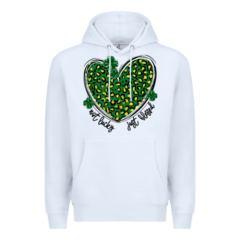Not Lucky Just Blessed Premium Hoodie by MaliasSmallBusiness | Teevron
