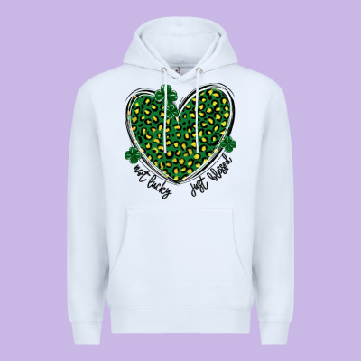Not Lucky Just Blessed Premium Hoodie Designed By Maliassmallbusiness