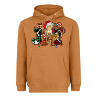 Meerkat joy and cow christmas candies and letters Heavyweight Hoodie - AdoDesignShop