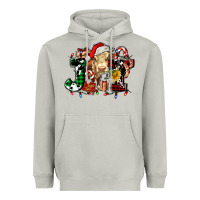 Moon Dust joy and cow christmas candies and letters Heavyweight Hoodie - AdoDesignShop