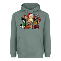 Sage joy and cow christmas candies and letters Heavyweight Hoodie - AdoDesignShop