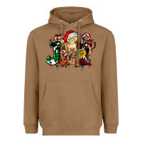 Toasted Coconut joy and cow christmas candies and letters Heavyweight Hoodie - AdoDesignShop