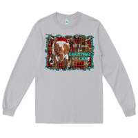Moon Dust all i want for christmas is a cow longhorn Long Sleeve Tee - RanaPortraitStore