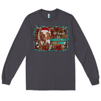 Smoke all i want for christmas is a cow longhorn Long Sleeve Tee - RanaPortraitStore