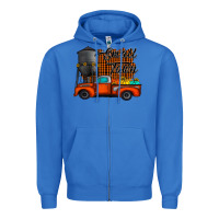 True Royal small town fall Zipper Hoodie - CowhideDigitalArt