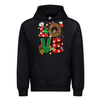Black Love Nurse Christmas Urban Hoodie - NancyCooperArtShop