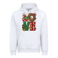 White Love Nurse Christmas Urban Hoodie - NancyCooperArtShop