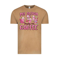 Vintage Camel my sleigh runs on coffee Vintage Tee - MaliasSmallBusiness