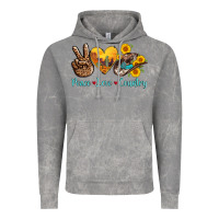 Cloud Rock peace love country cowhide cowboy hat Vintage Hoodie - AdoDesignShop