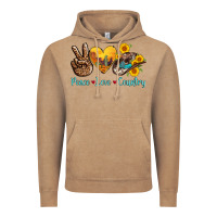 Vintage Coffee peace love country cowhide cowboy hat Vintage Hoodie - AdoDesignShop