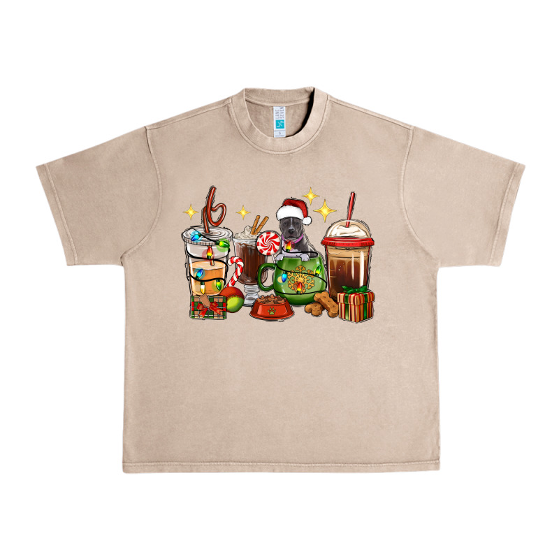 Christmas Coffee Cups With Pitbull Urban Heavy Tee by RanaPortraitStore | Teevron