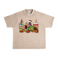 French Oak Christmas coffee cups with Pitbull Urban Heavy Tee - RanaPortraitStore