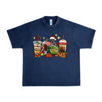 Navy Christmas coffee cups with Pitbull Urban Heavy Tee - RanaPortraitStore