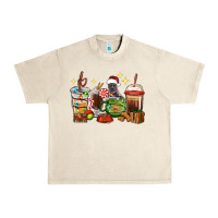 Sandshell Christmas coffee cups with Pitbull Urban Heavy Tee - RanaPortraitStore