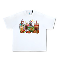 White Christmas coffee cups with Pitbull Urban Heavy Tee - RanaPortraitStore