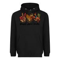 Black peace love rodeo Heavyweight Hoodie - JahusDesignShop