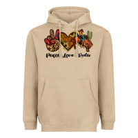 Mushroom peace love rodeo Heavyweight Hoodie - JahusDesignShop