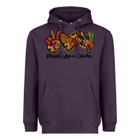 Plum peace love rodeo Heavyweight Hoodie - JahusDesignShop