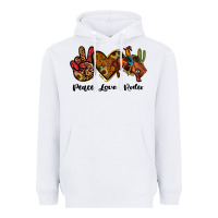 White peace love rodeo Heavyweight Hoodie - JahusDesignShop