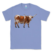 Colony Blue longhorn Classic Tee - RanaPortraitStore