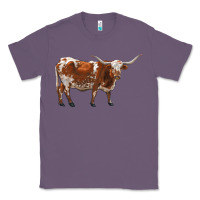 Lavender longhorn Classic Tee - RanaPortraitStore
